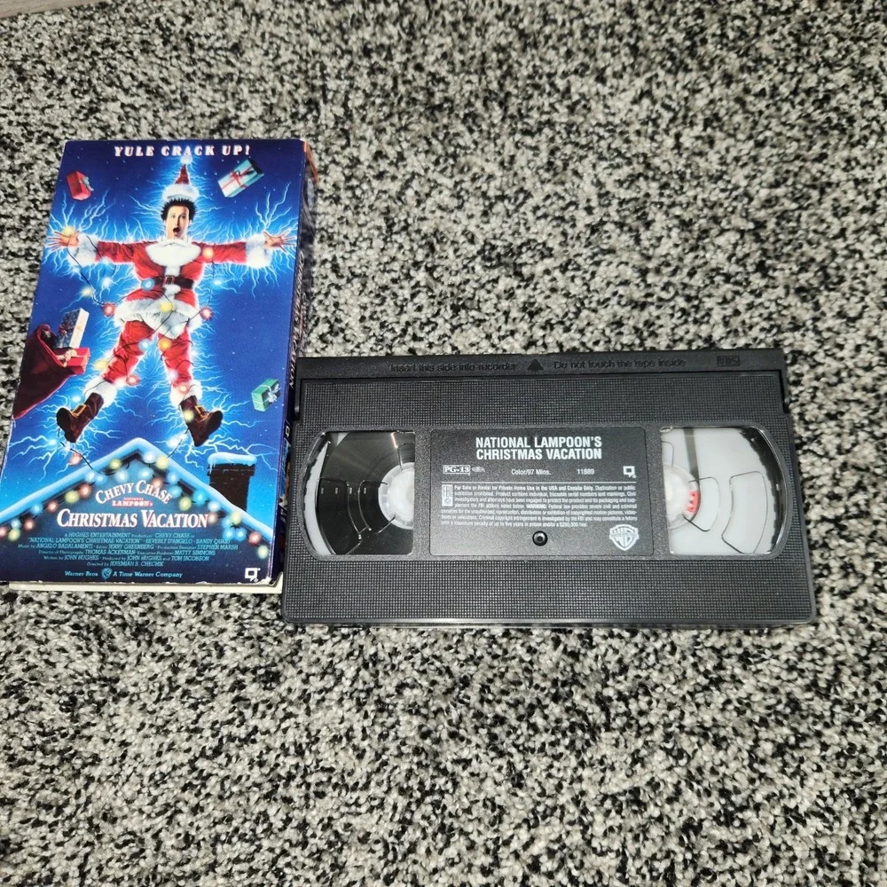 Christmas Vacation VHS Chevy Chase National Lampoon Holiday Classic Vintage 90s